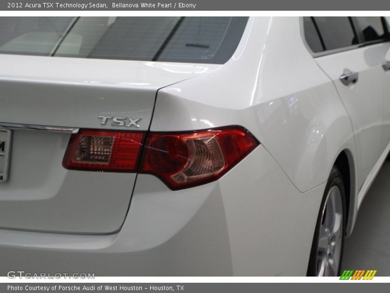Bellanova White Pearl / Ebony 2012 Acura TSX Technology Sedan