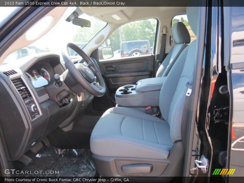 Black / Black/Diesel Gray 2013 Ram 1500 Express Crew Cab 4x4