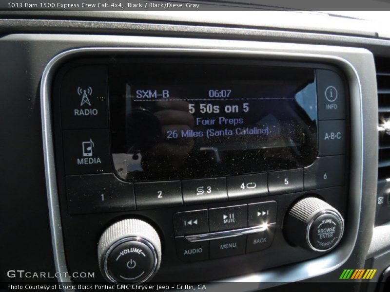 Black / Black/Diesel Gray 2013 Ram 1500 Express Crew Cab 4x4