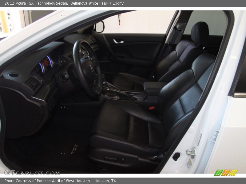 Bellanova White Pearl / Ebony 2012 Acura TSX Technology Sedan