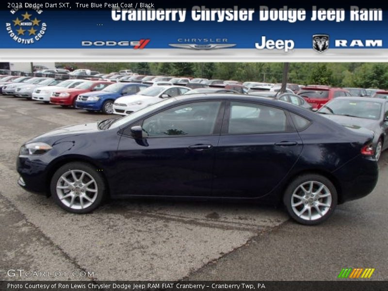 True Blue Pearl Coat / Black 2013 Dodge Dart SXT