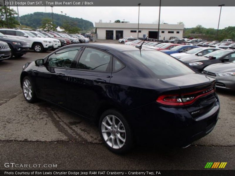 True Blue Pearl Coat / Black 2013 Dodge Dart SXT