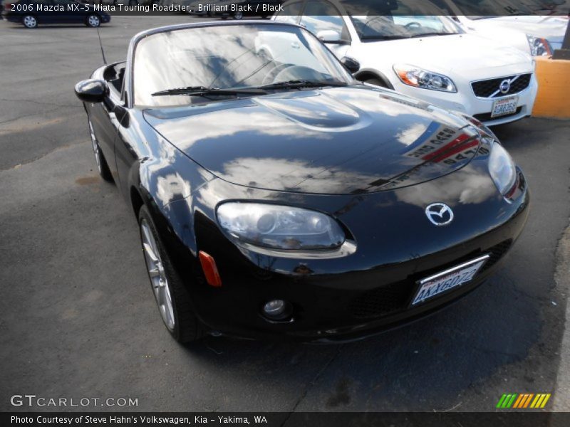 Brilliant Black / Black 2006 Mazda MX-5 Miata Touring Roadster
