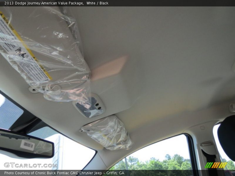 White / Black 2013 Dodge Journey American Value Package