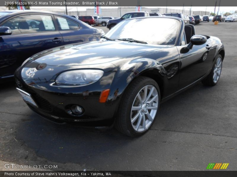 Brilliant Black / Black 2006 Mazda MX-5 Miata Touring Roadster