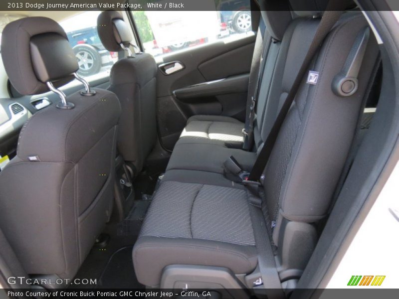 White / Black 2013 Dodge Journey American Value Package