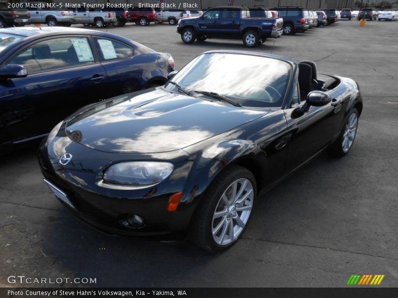 Brilliant Black / Black 2006 Mazda MX-5 Miata Touring Roadster