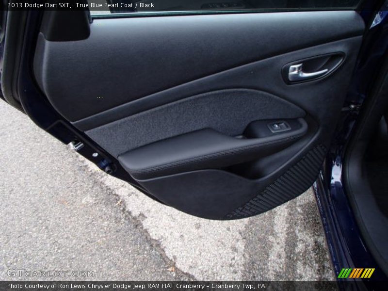 True Blue Pearl Coat / Black 2013 Dodge Dart SXT