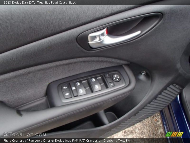 True Blue Pearl Coat / Black 2013 Dodge Dart SXT