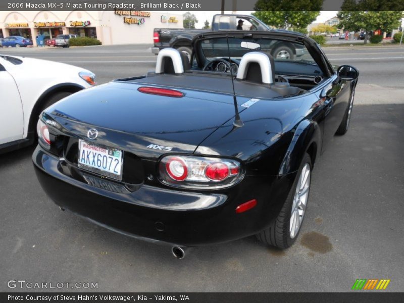 Brilliant Black / Black 2006 Mazda MX-5 Miata Touring Roadster