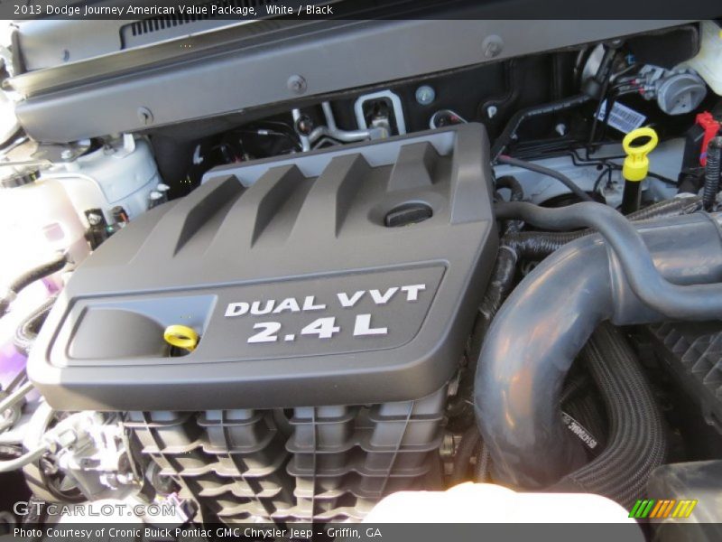 White / Black 2013 Dodge Journey American Value Package