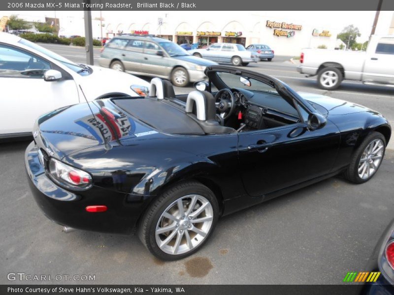 Brilliant Black / Black 2006 Mazda MX-5 Miata Touring Roadster
