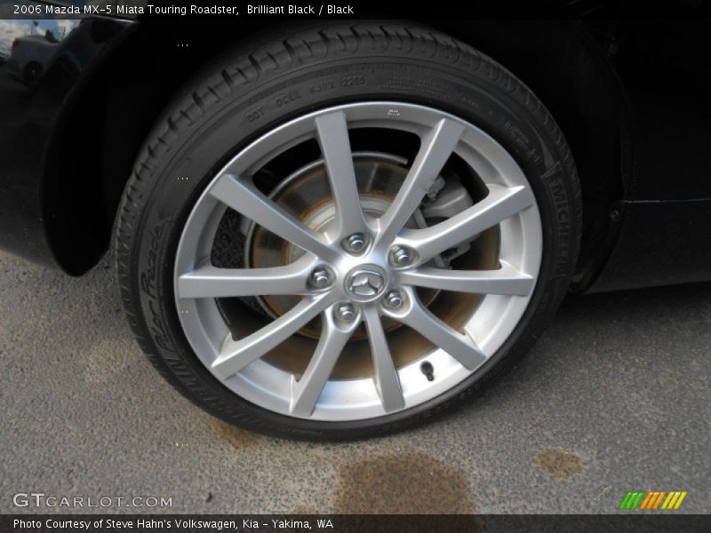 Brilliant Black / Black 2006 Mazda MX-5 Miata Touring Roadster