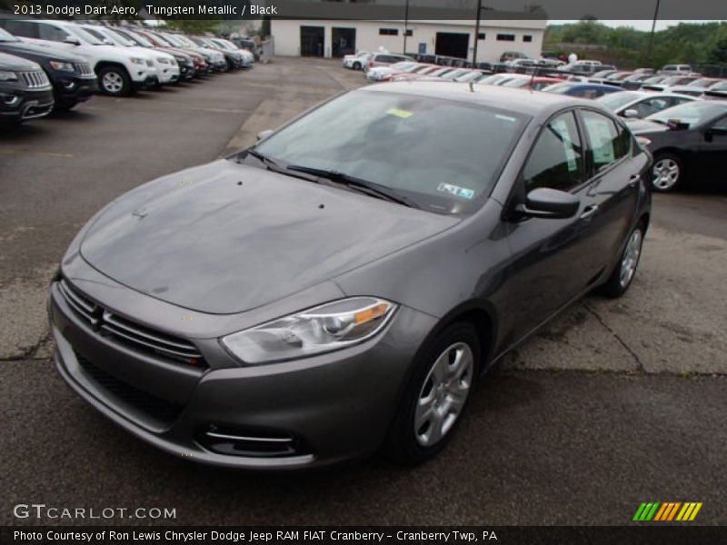 Tungsten Metallic / Black 2013 Dodge Dart Aero