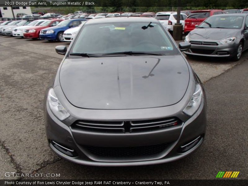 Tungsten Metallic / Black 2013 Dodge Dart Aero