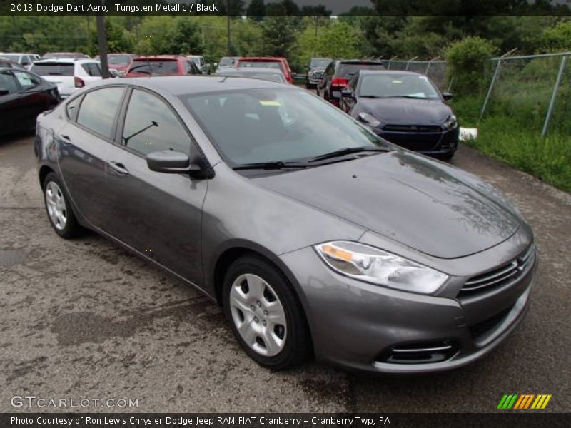 Tungsten Metallic / Black 2013 Dodge Dart Aero