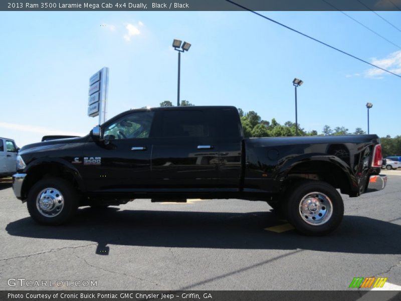 Black / Black 2013 Ram 3500 Laramie Mega Cab 4x4 Dually