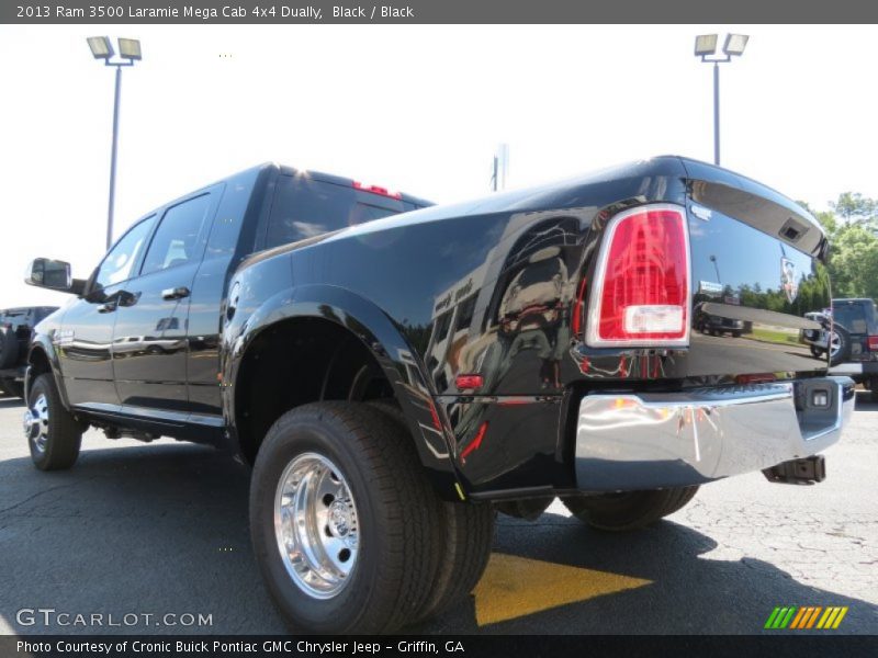Black / Black 2013 Ram 3500 Laramie Mega Cab 4x4 Dually
