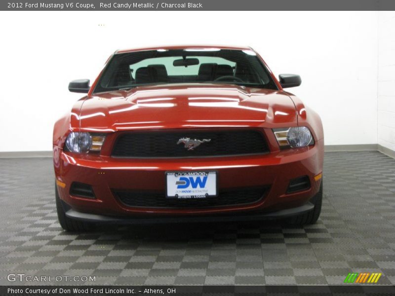 Red Candy Metallic / Charcoal Black 2012 Ford Mustang V6 Coupe