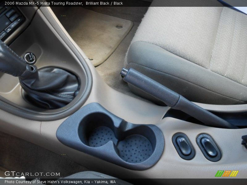 Brilliant Black / Black 2006 Mazda MX-5 Miata Touring Roadster