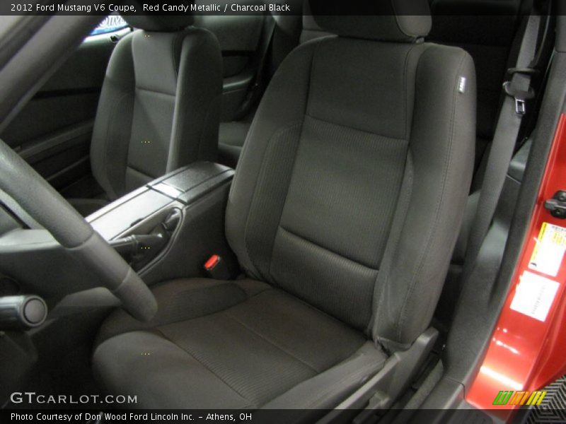 Red Candy Metallic / Charcoal Black 2012 Ford Mustang V6 Coupe