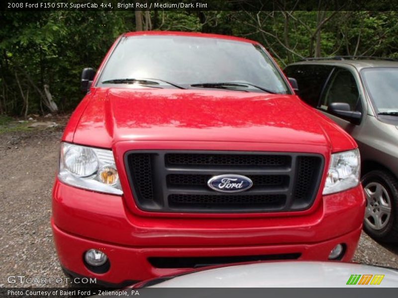 Bright Red / Medium/Dark Flint 2008 Ford F150 STX SuperCab 4x4