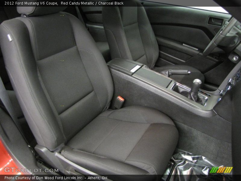 Front Seat of 2012 Mustang V6 Coupe