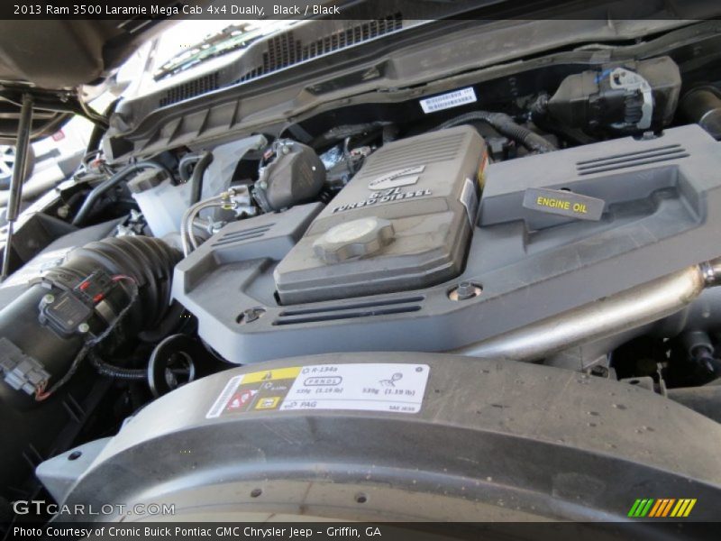  2013 3500 Laramie Mega Cab 4x4 Dually Engine - 6.7 Liter OHV 24-Valve Cummins VGT Turbo-Diesel Inline 6 Cylinder