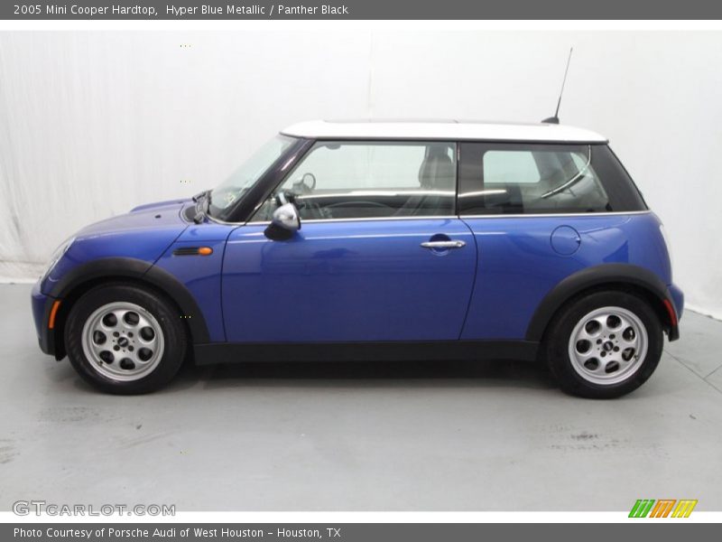 Hyper Blue Metallic / Panther Black 2005 Mini Cooper Hardtop