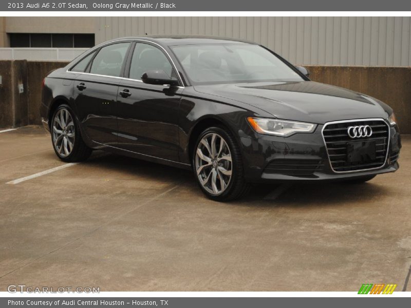 Oolong Gray Metallic / Black 2013 Audi A6 2.0T Sedan
