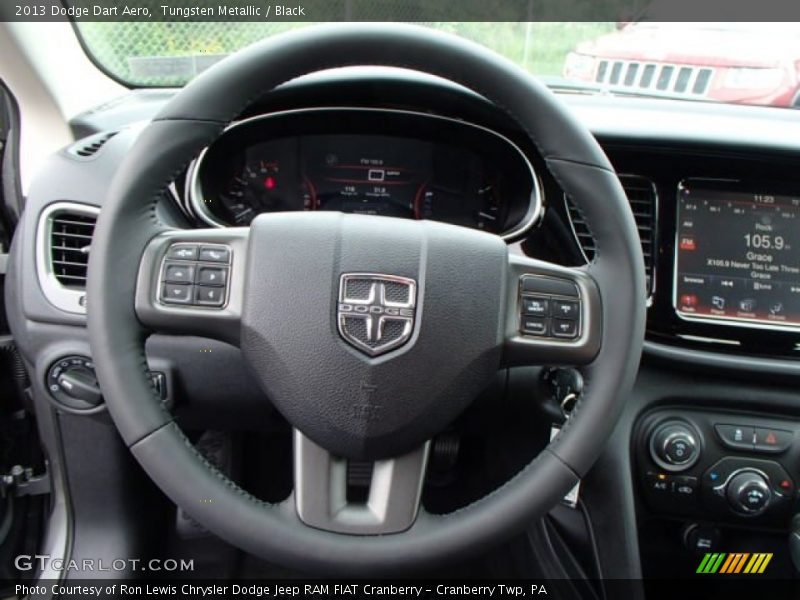 Tungsten Metallic / Black 2013 Dodge Dart Aero