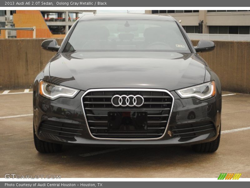 Oolong Gray Metallic / Black 2013 Audi A6 2.0T Sedan