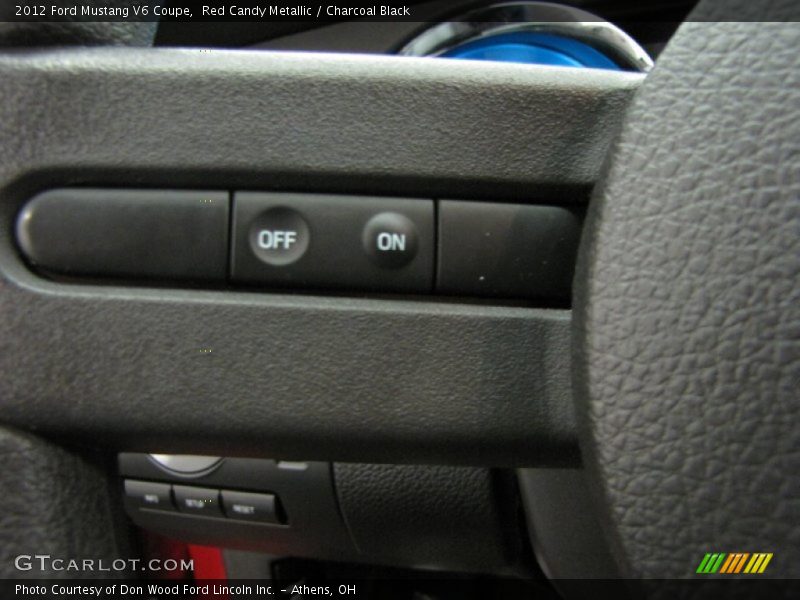 Red Candy Metallic / Charcoal Black 2012 Ford Mustang V6 Coupe