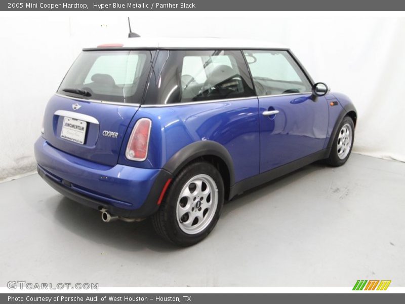 Hyper Blue Metallic / Panther Black 2005 Mini Cooper Hardtop