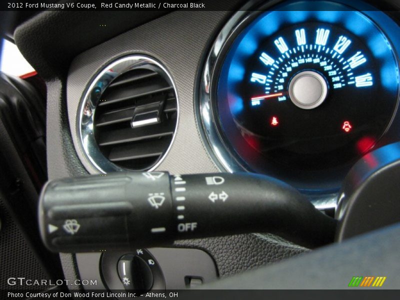 Red Candy Metallic / Charcoal Black 2012 Ford Mustang V6 Coupe