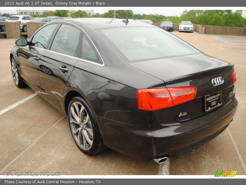 Oolong Gray Metallic / Black 2013 Audi A6 2.0T Sedan