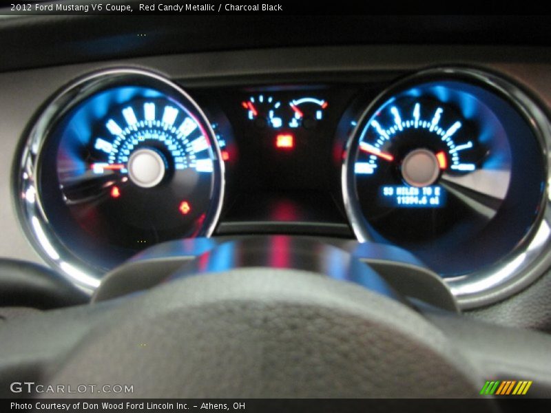Red Candy Metallic / Charcoal Black 2012 Ford Mustang V6 Coupe