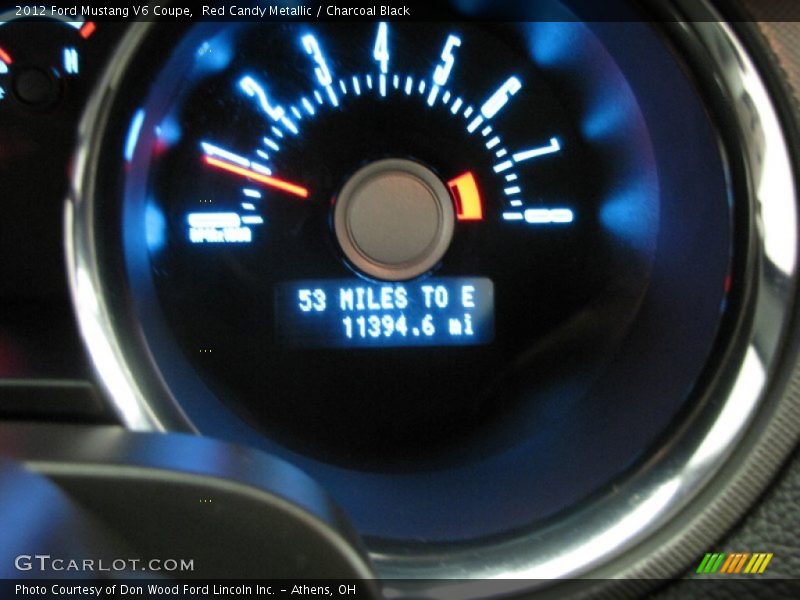 Red Candy Metallic / Charcoal Black 2012 Ford Mustang V6 Coupe