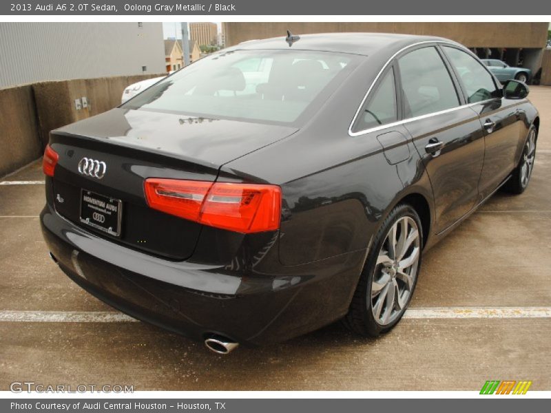 Oolong Gray Metallic / Black 2013 Audi A6 2.0T Sedan