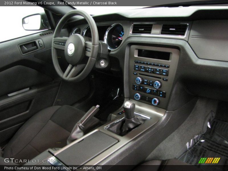 Red Candy Metallic / Charcoal Black 2012 Ford Mustang V6 Coupe