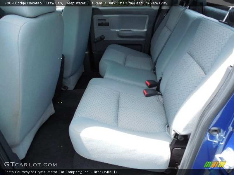 Deep Water Blue Pearl / Dark Slate Gray/Medium Slate Gray 2009 Dodge Dakota ST Crew Cab