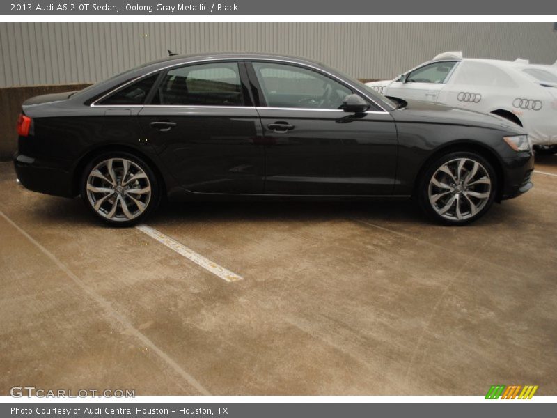 Oolong Gray Metallic / Black 2013 Audi A6 2.0T Sedan