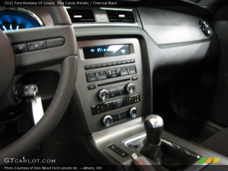 Red Candy Metallic / Charcoal Black 2012 Ford Mustang V6 Coupe