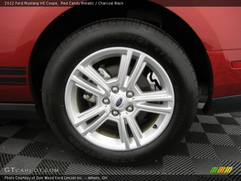 Red Candy Metallic / Charcoal Black 2012 Ford Mustang V6 Coupe
