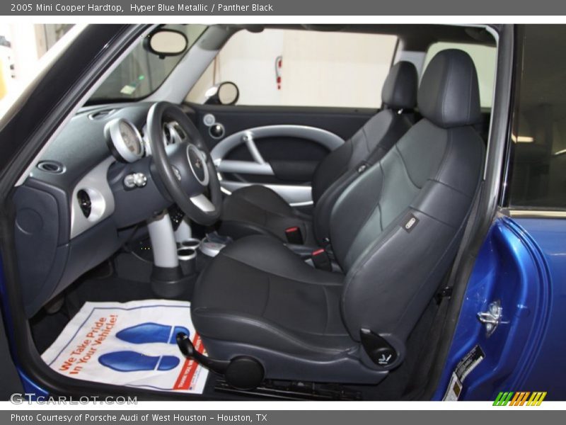 Hyper Blue Metallic / Panther Black 2005 Mini Cooper Hardtop