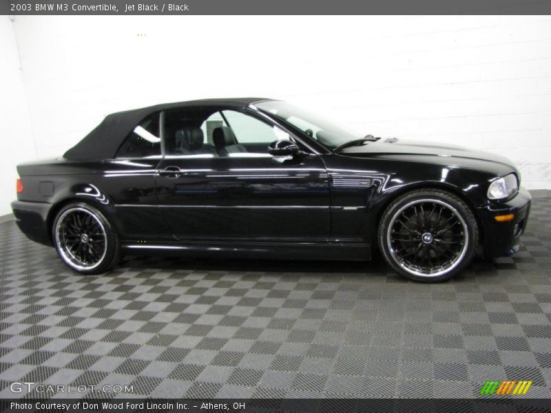 Jet Black / Black 2003 BMW M3 Convertible