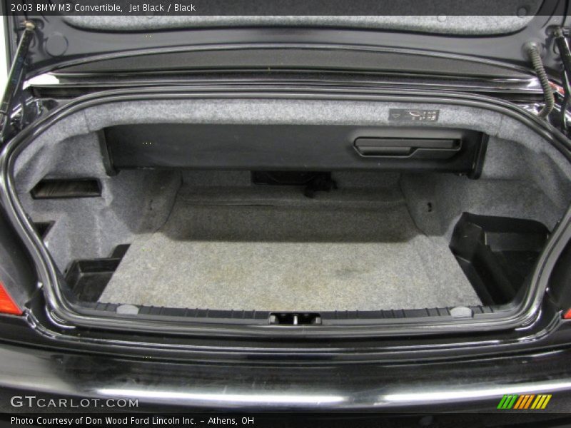  2003 M3 Convertible Trunk
