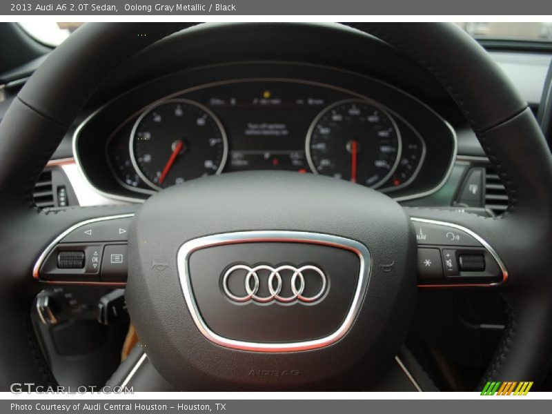 Oolong Gray Metallic / Black 2013 Audi A6 2.0T Sedan