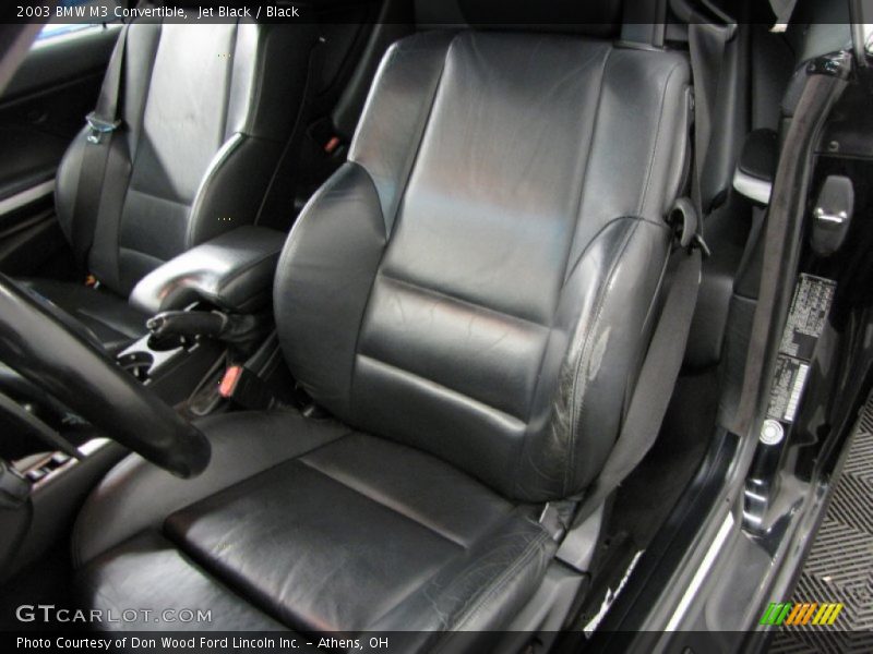 Jet Black / Black 2003 BMW M3 Convertible