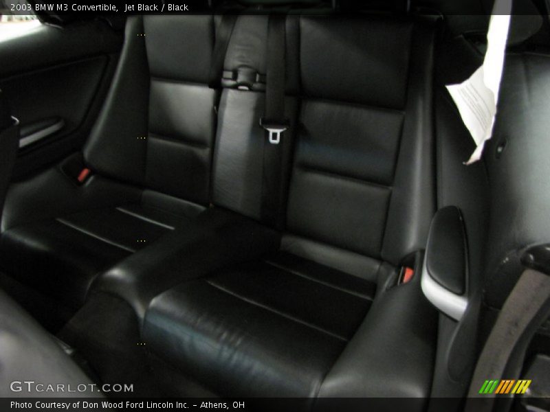 Jet Black / Black 2003 BMW M3 Convertible